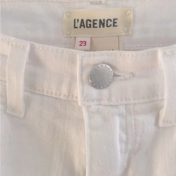 L’agence white shorts SZ 23 - Picture 2 of 4